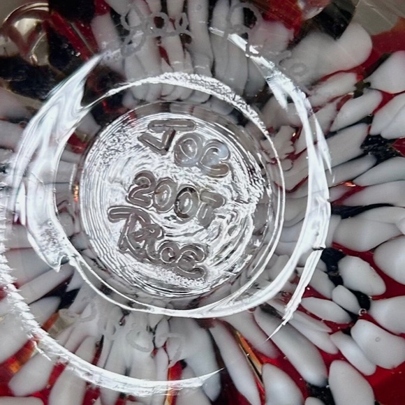 Joe Rice paperweight bell ruby red - Picture 6 of 8